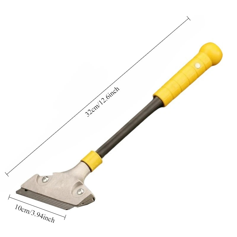 Multi Functional Cleaning Shovel Wide Razor Blade Scraper Tools Cleaning and Removing Adhesive Scraper for Glass Floor Tiles