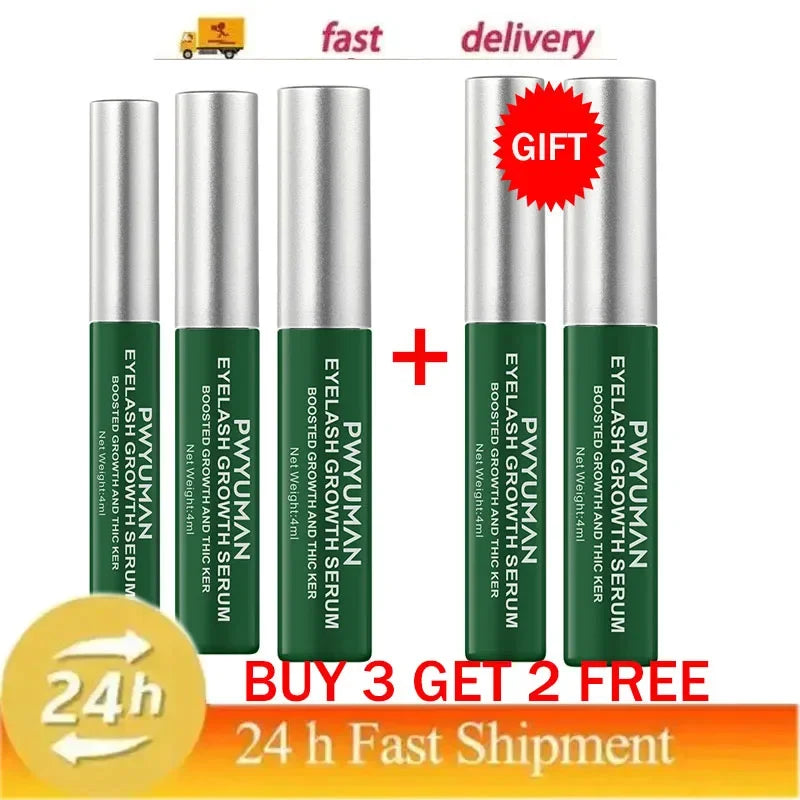 Fast Eyelash Growth Serum 7 Days Natural Eyelash Enhancer Longer Fuller Thicker Curling Lash Treatment Makeup Eye Care Products