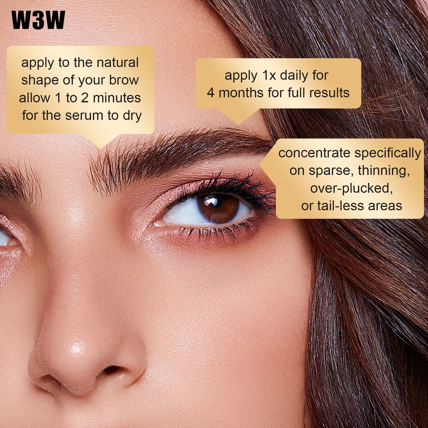 Fast Eyebrow Growth Serum Eyelash Hair Growth Anti Hairs Loss Product Prevent Baldness Fuller Thicker Lengthening Eyebrow Makeup