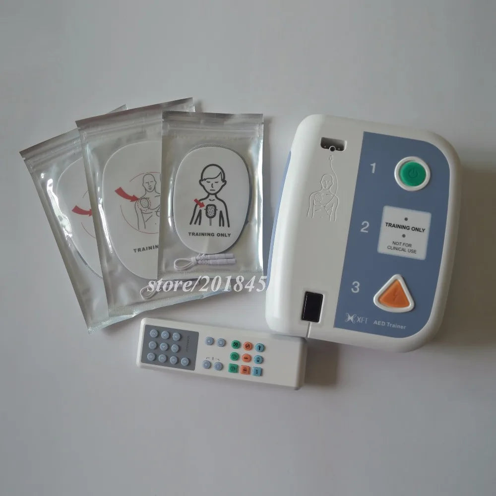 XFT-120C+ Multifunctional AED Trainer First Aid Training Teaching Device CPR Practice Machine With Electrode Pads For Emergency