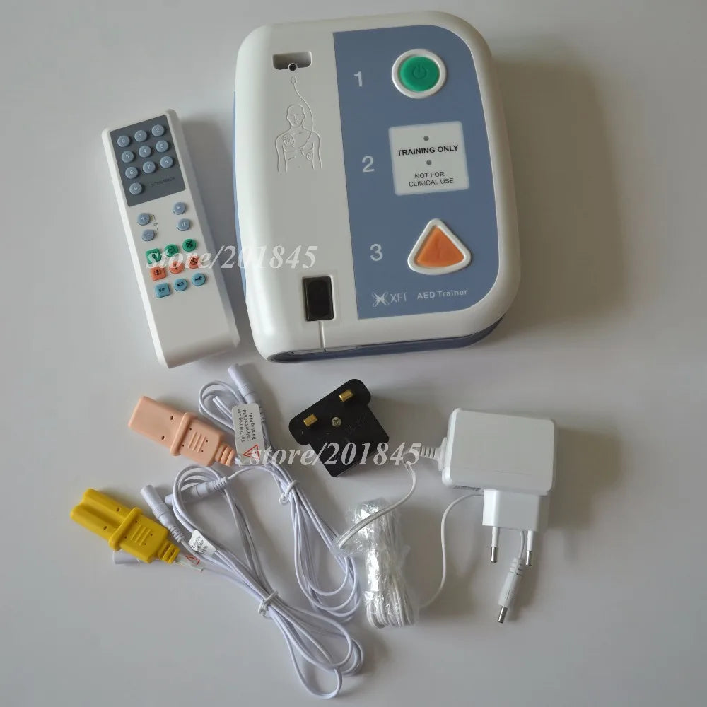 XFT-120C+ Multifunctional AED Trainer First Aid Training Teaching Device CPR Practice Machine With Electrode Pads For Emergency