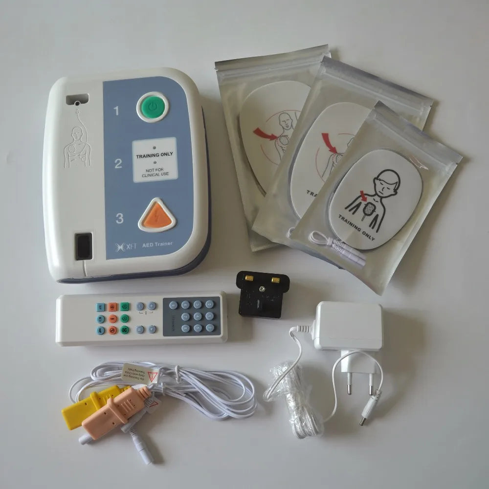 XFT-120C+ Multifunctional AED Trainer First Aid Training Teaching Device CPR Practice Machine With Electrode Pads For Emergency