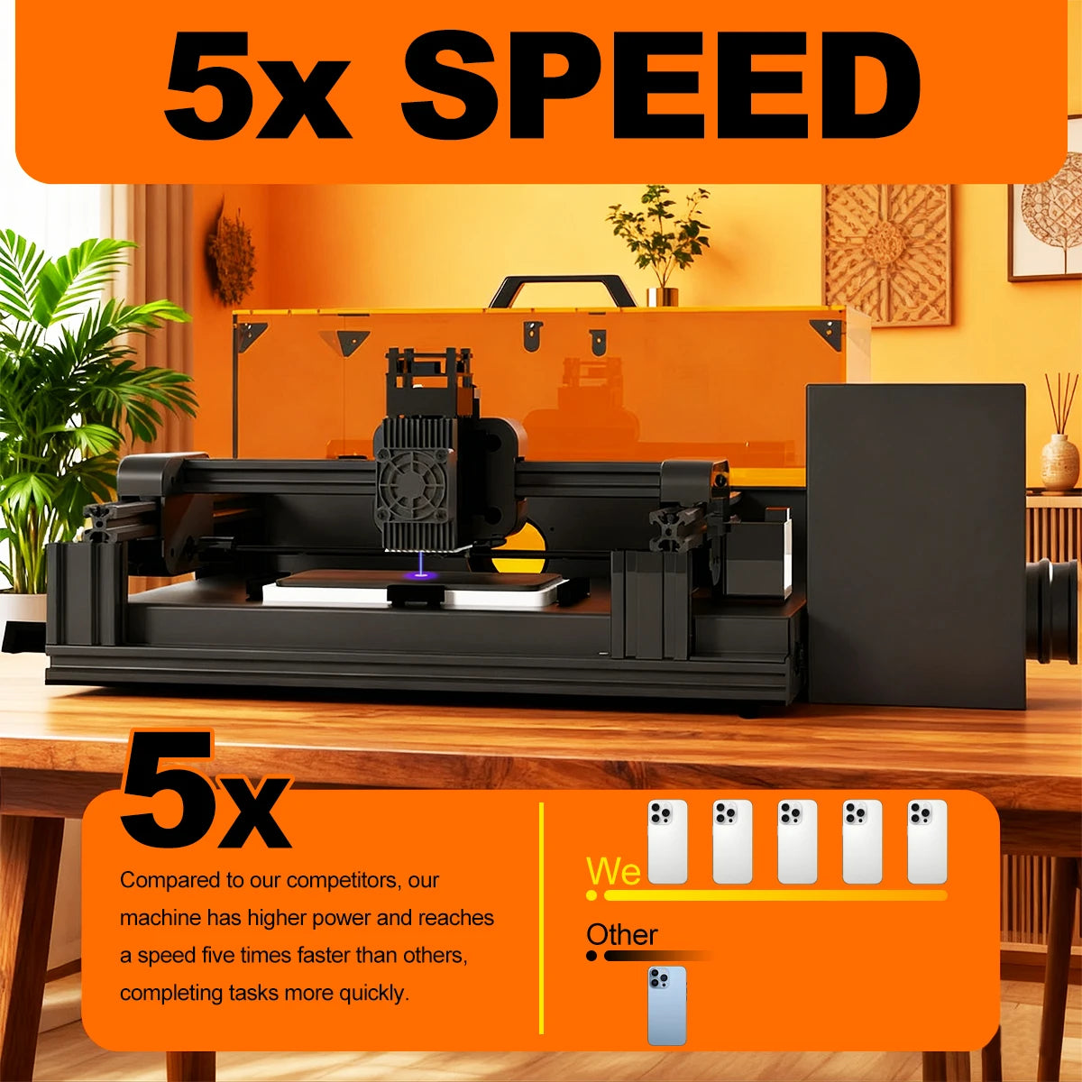 AENBUSLM SS900B Ultra 10W Laser Screen Removal Machine Can Remove Rear Glass, Brackets, and other Components in Different Colors