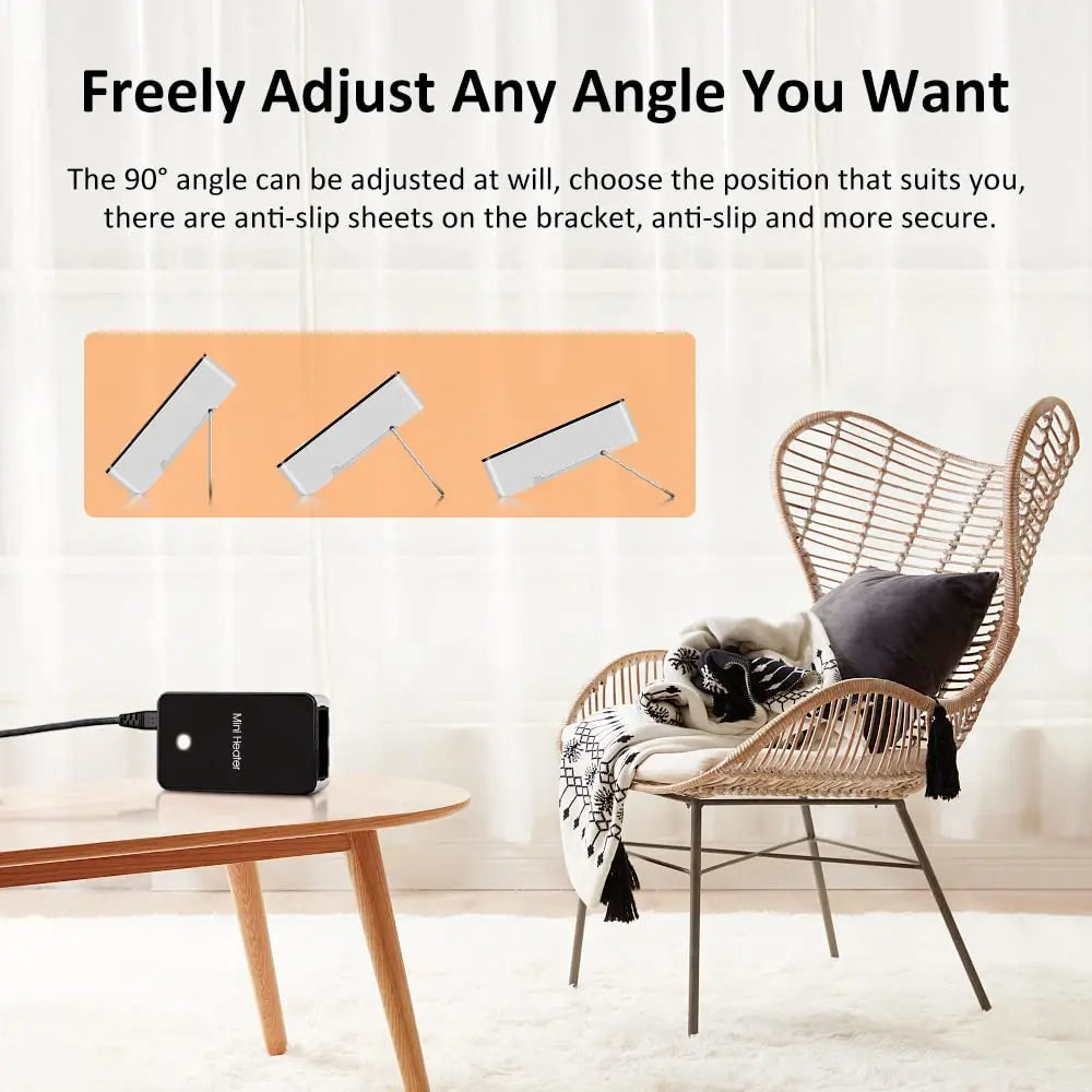 US Ship Portable Space Heater Desktop Hand Warmer Space Heater Portable Mini Electric Heater For Home Heaters Winter Heating Fan