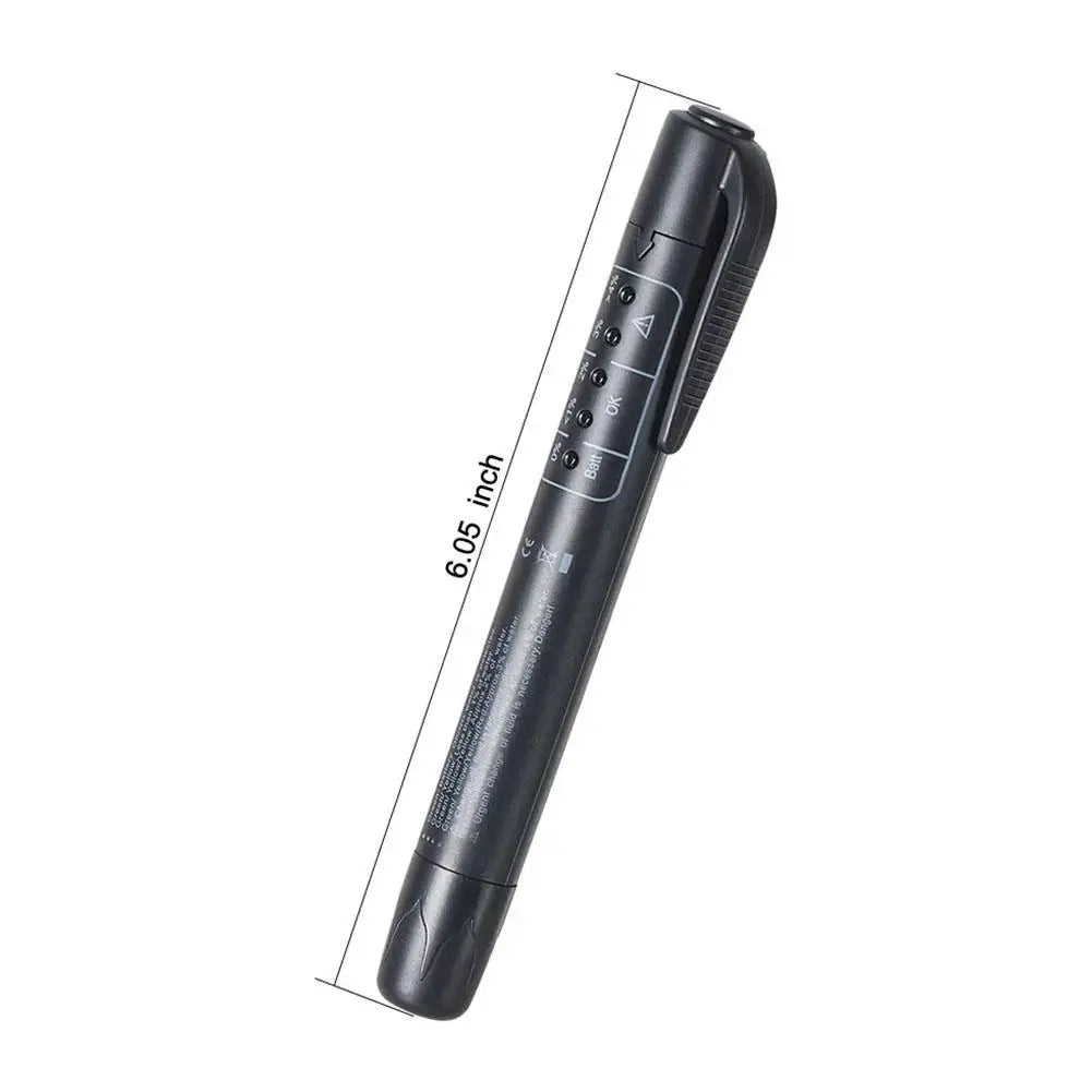 MINI Brake Fluid Tester Pen Automotive Universal DOT3/DOT4/DOT5 Testing 5 LED Brake Fluid Tester Car Diagnostic Tool