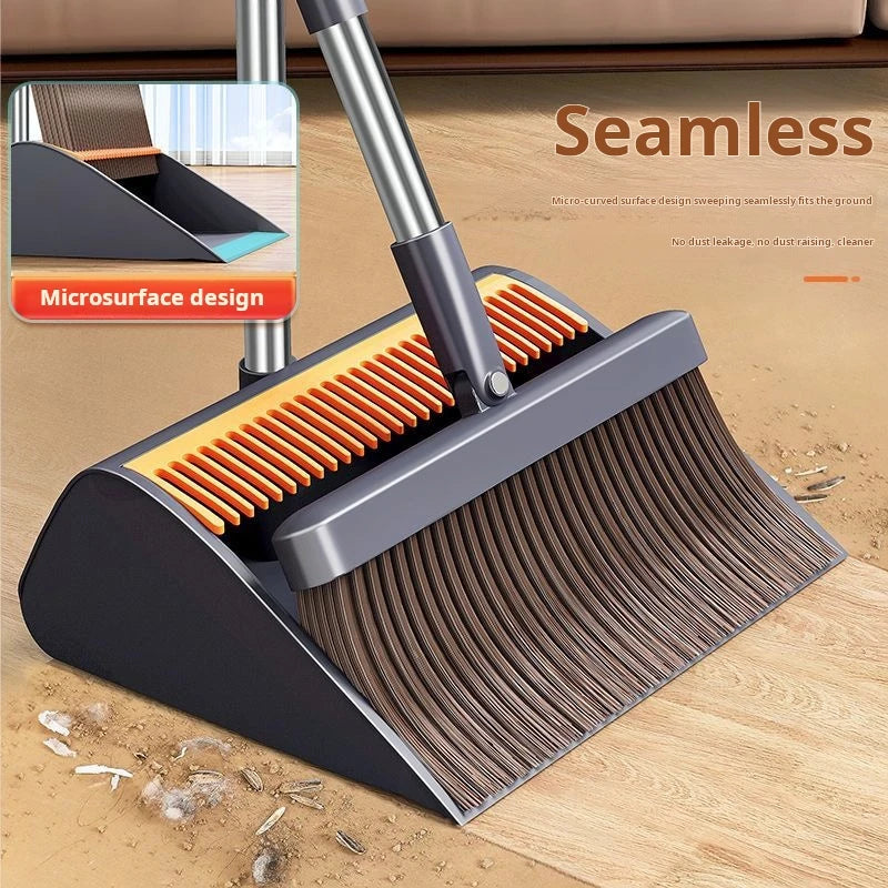 JOYBOS 30cm Broom Dustpan Set 180 Rotate Sweep Floor Brush For Home Office Living Room Garbage Shovel Broom Cleaning Tool