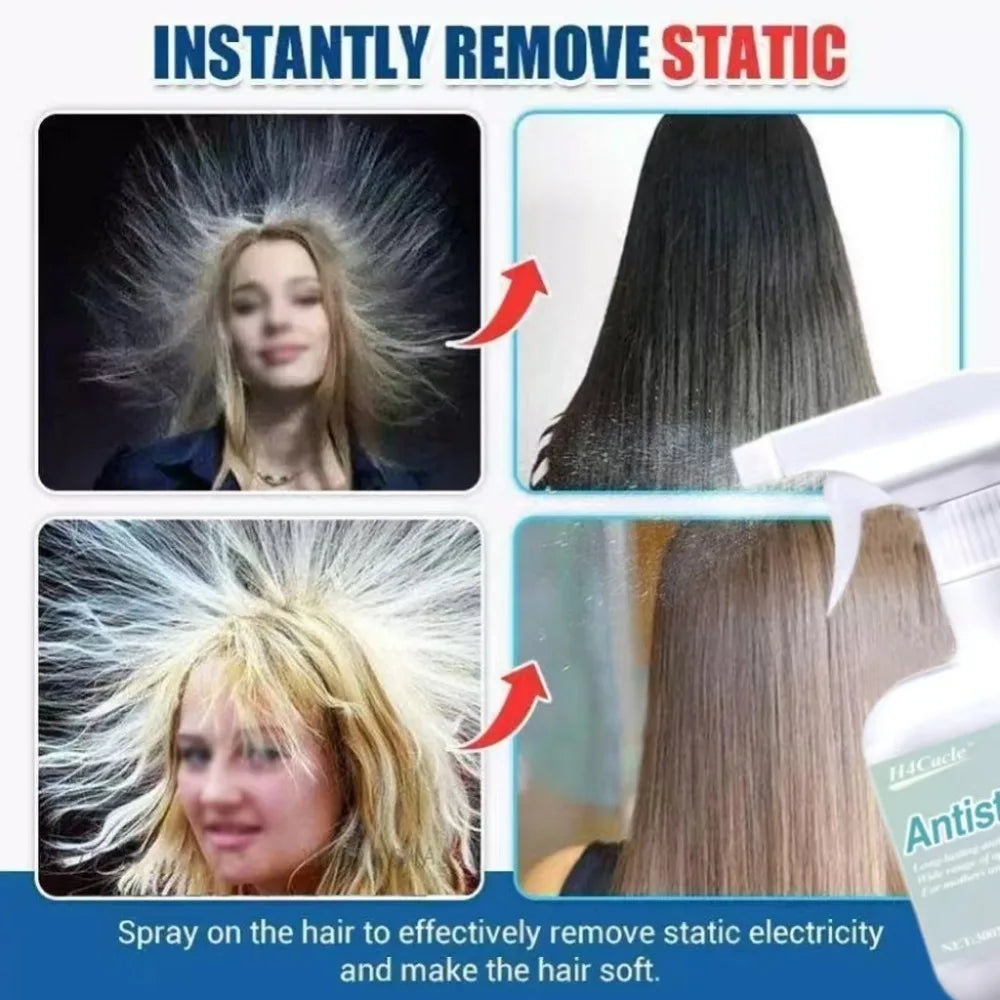 Antistatic Spray Household Clothing Down Jacket Comforter Remove Static Electricity Hair Spray Long-lasting Anti-static Spray