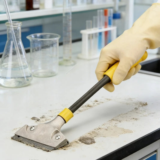 Multi Functional Cleaning Shovel Wide Razor Blade Scraper Tools Cleaning and Removing Adhesive Scraper for Glass Floor Tiles