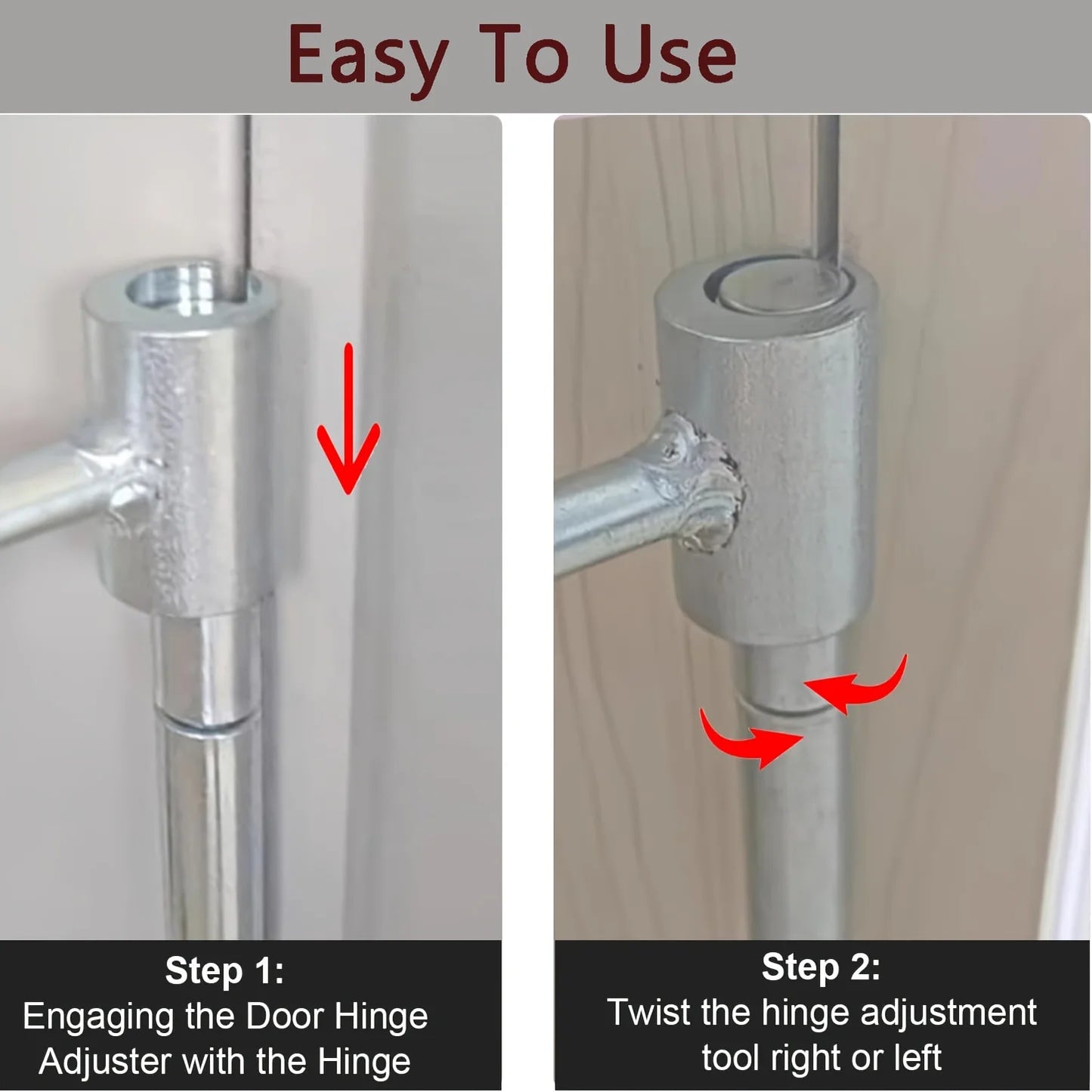 Door hinge adjustment tool,gap adjustment wrench,double headed door hinge maintenance tool,round bolt heavy-duty hinge tool
