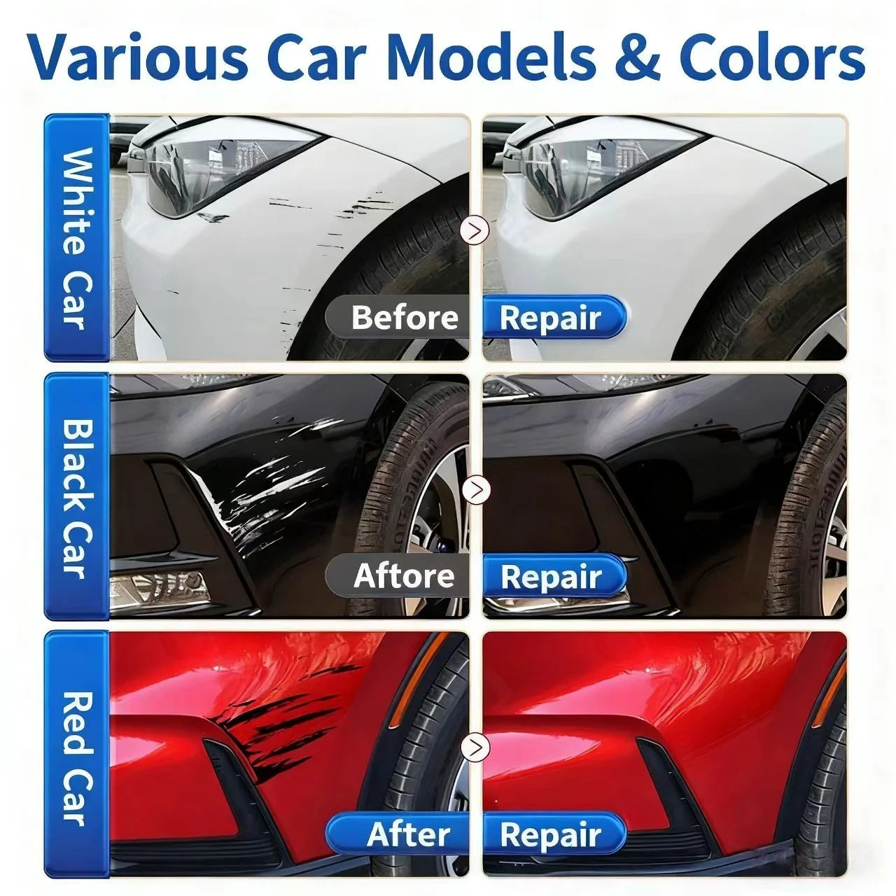 Car Touch Up Paint(Jet Black(668)) for BMW, Car Paint Scratch Repair Kit, Quick & Easy Solution to Repair, 2 in 1 Scratch Remove