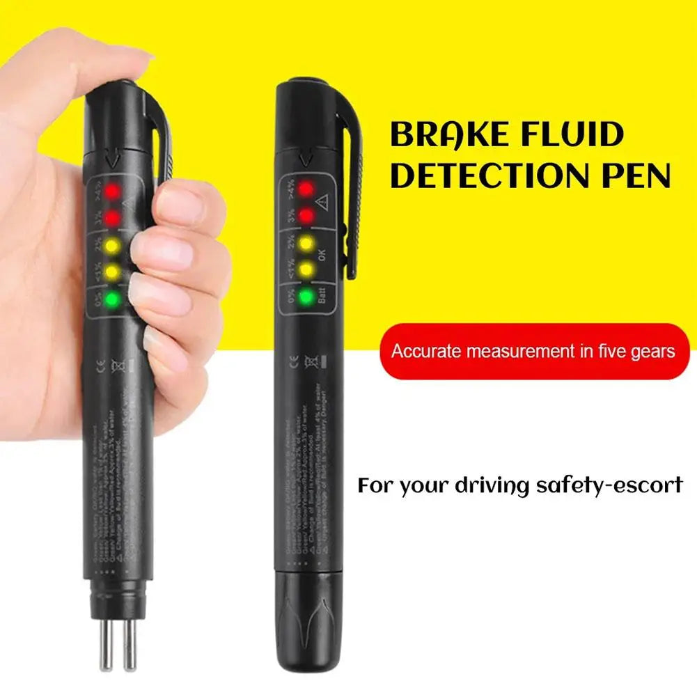 MINI Brake Fluid Tester Pen Automotive Universal DOT3/DOT4/DOT5 Testing 5 LED Brake Fluid Tester Car Diagnostic Tool