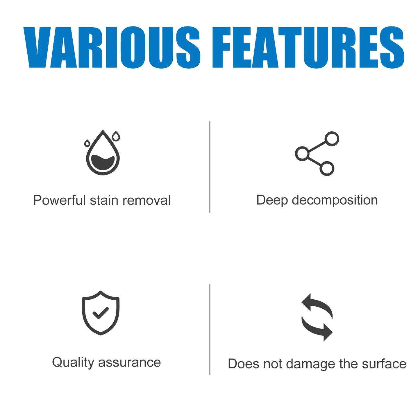 Toilet Oxygen Cleaner; Home Toilet Cleaning Agent; Bathroom Stain and Scale Remover