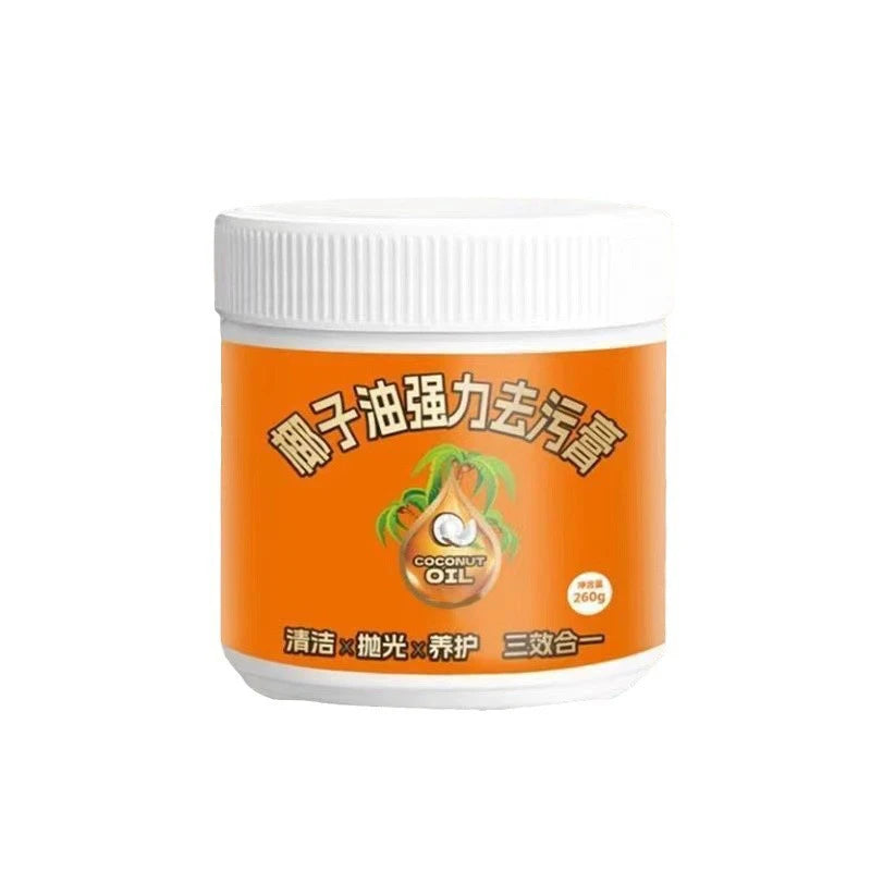 Household Coconut Oil Power Stain Remover Stainless Steel Cookware Polishing Cleaner Multi-Purpose Strong Decontamination Paste