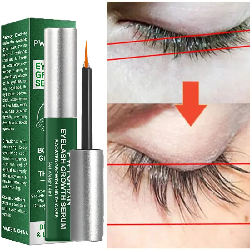 Fast Eyelash Growth Serum 7 Days Natural Eyelash Enhancer Longer Fuller Thicker Curling Lash Treatment Makeup Eye Care Products