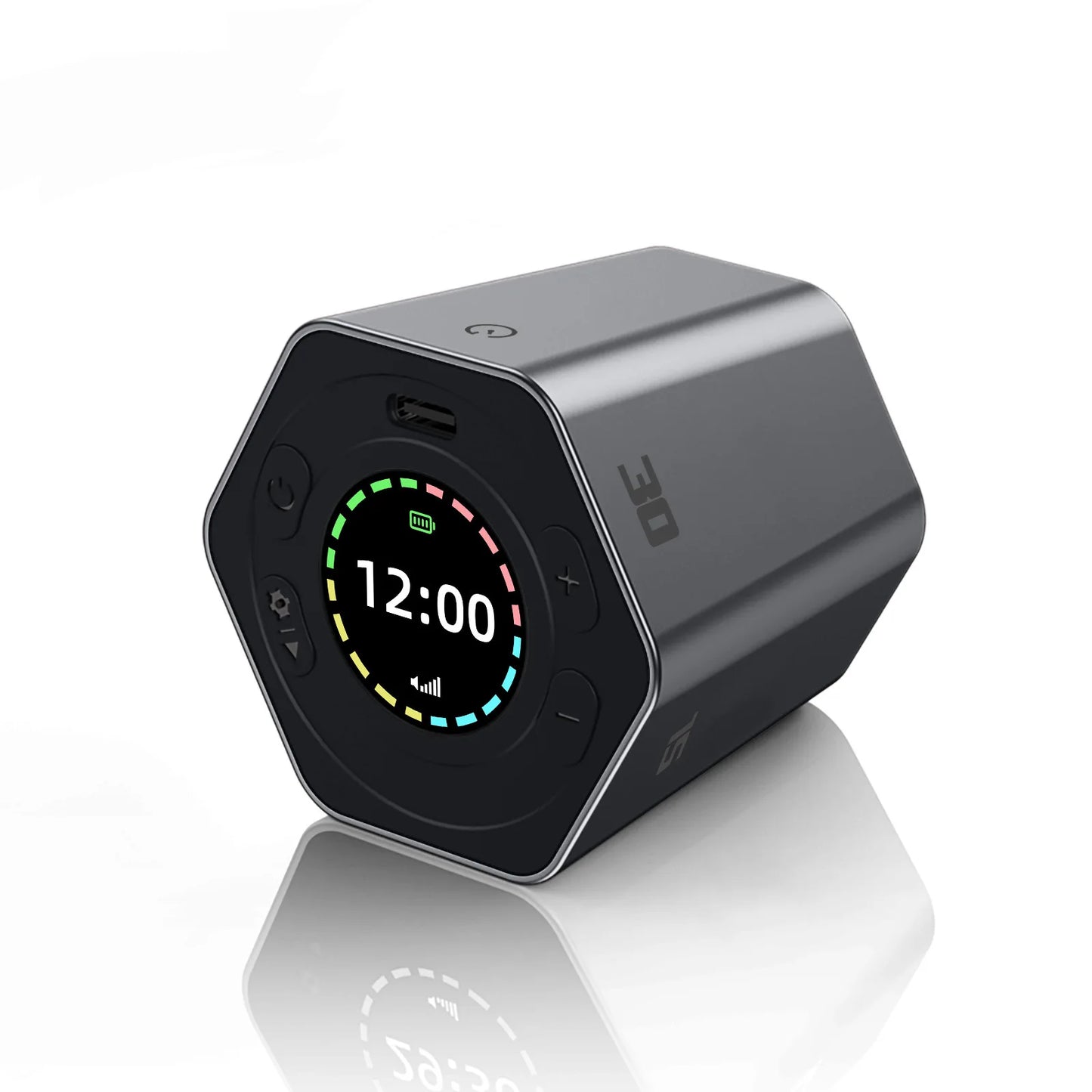 Led Display Hexagon Flip Timer Mutable Countdown Timers Long Prompt Office Hours Reminder for Exercise Game Teaching Cooking