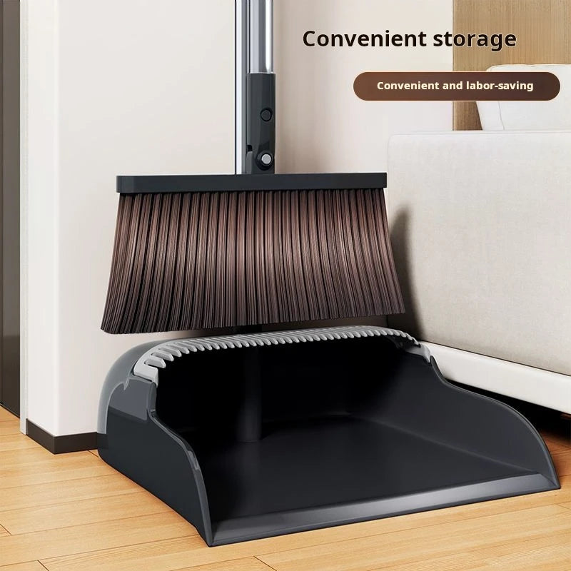 JOYBOS 30cm Broom Dustpan Set 180 Rotate Sweep Floor Brush For Home Office Living Room Garbage Shovel Broom Cleaning Tool