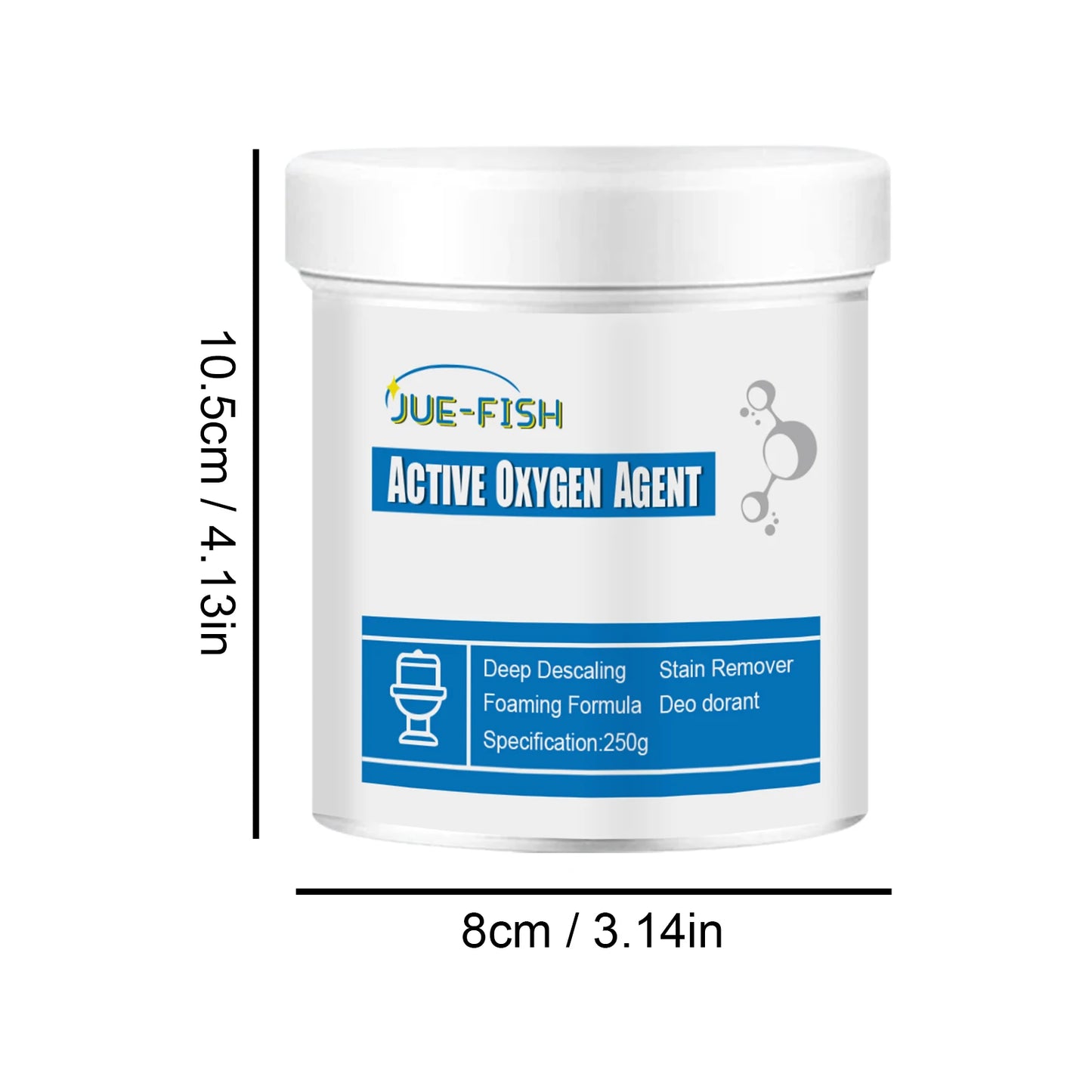 Toilet Oxygen Cleaner; Home Toilet Cleaning Agent; Bathroom Stain and Scale Remover