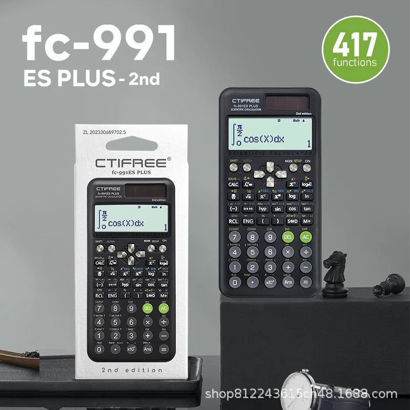 Fx991esplus2nd Function Scientific Calculator Matrix Complex Number Equation Solver Office Electronics Admin Financial Equipment