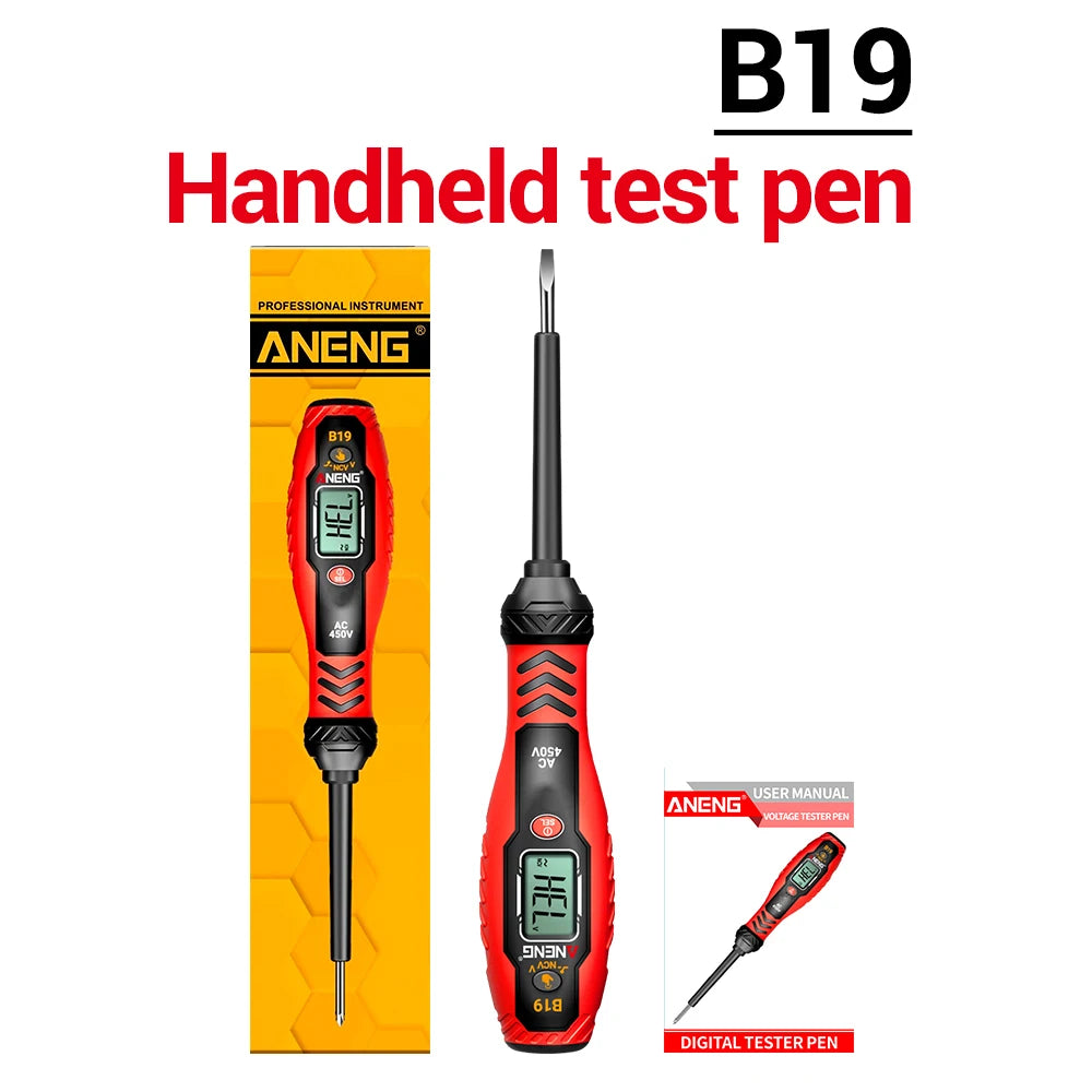 ANENG B19 Tester Pen 30-1000V Voltage Detector Meter Voltmeter Buzzer Alarm Non-Contact Test Diagnostic Breakpoint Finder Tools