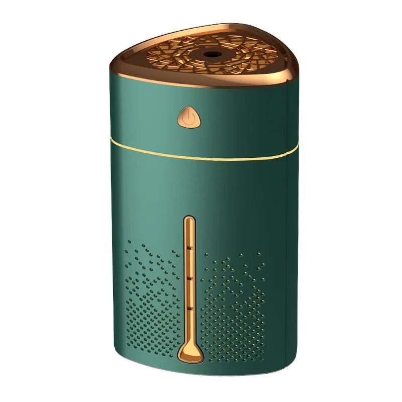 TINSOL 1000ml Air Humidifier LED Night Light Smart Power-Off Protection USB Portable Humidifier Ideal for Home and Office