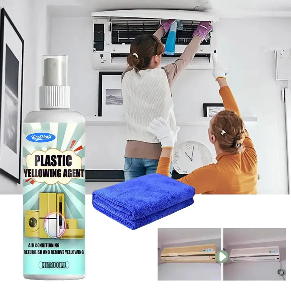 Plastic Remove Yellowing Cleaning Agent Anti Oxidation Appliances Remove Yellow Air Conditioning Washing Machine Renovation