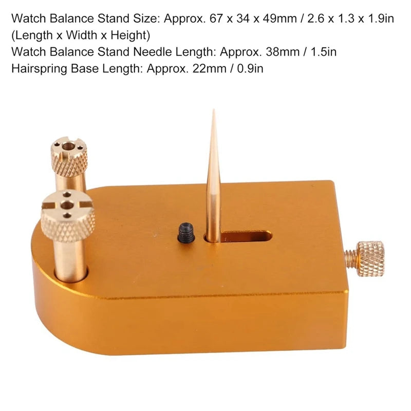 Balance Wheel Correction Spring Tool - Upgrade Watch Movement Balance Holder Bracket