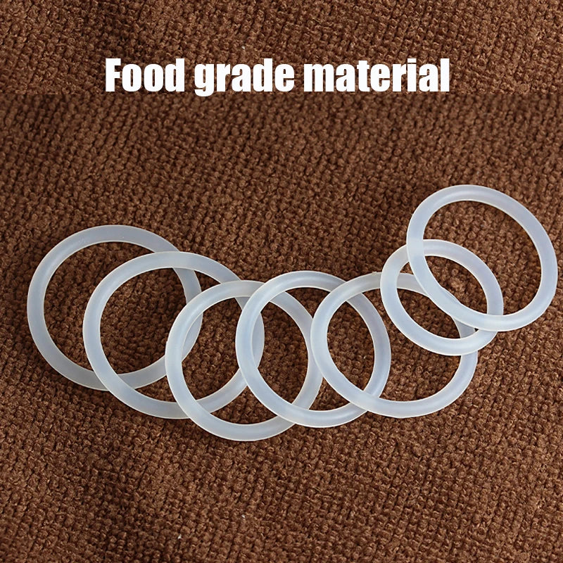 VMQ CS2.2mm CS2.4mm CS2.5mm White Silicone Sealing Ring Food Grade Silicone Insulation Shape Sealing O-ring Silicone Ring