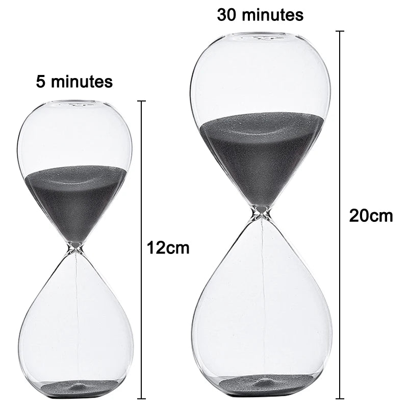 Hourglass Sand Timer Improve Productivity Achieve Goals Stay Focused Be More Efficient Time Management Tool 5/30 Minutes
