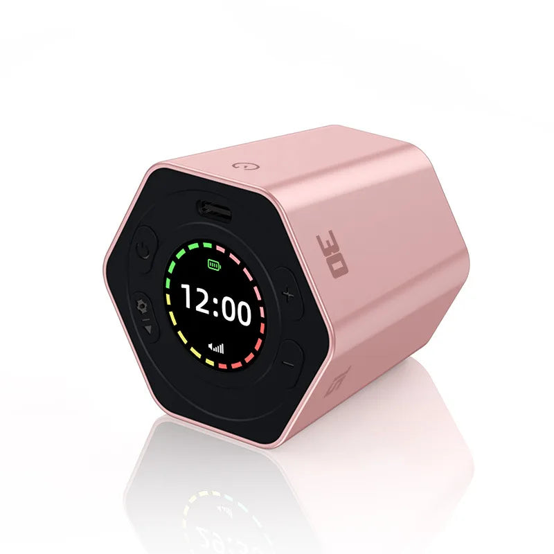 Led Display Hexagon Flip Timer Mutable Countdown Timers Long Prompt Office Hours Reminder for Exercise Game Teaching Cooking