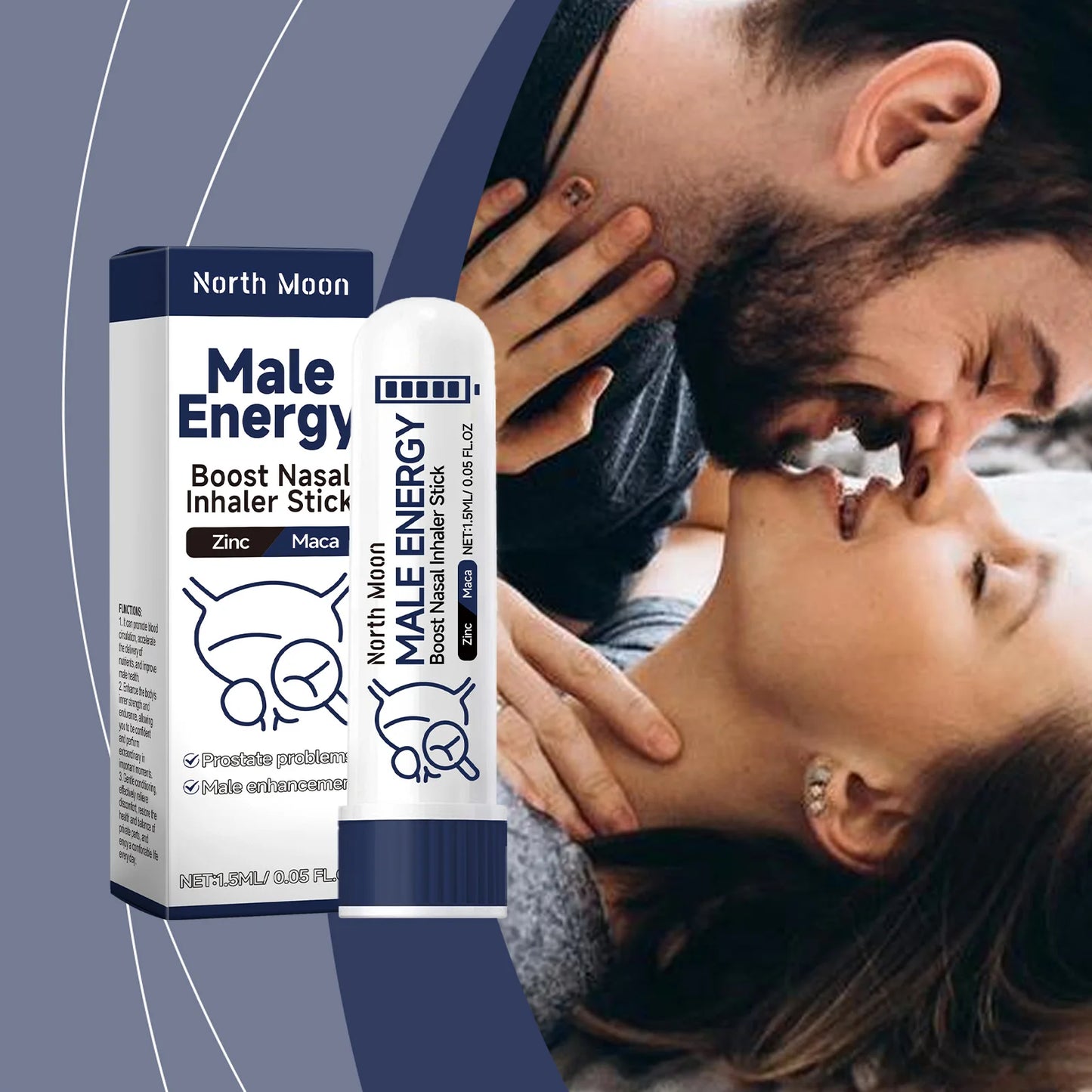 Men's Nursing Nasal Sniffing Stick Gentle Care Daily Nutrition Body Comfortable Inhalation Nasal Sniffing Stick jq&st