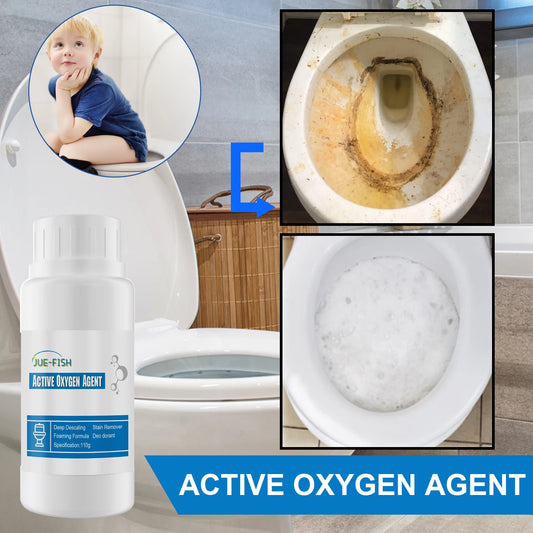 Toilet Oxygen Cleaner; Home Toilet Cleaning Agent; Bathroom Stain and Scale Remover