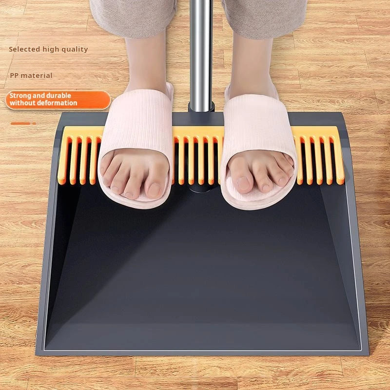 JOYBOS 30cm Broom Dustpan Set 180 Rotate Sweep Floor Brush For Home Office Living Room Garbage Shovel Broom Cleaning Tool