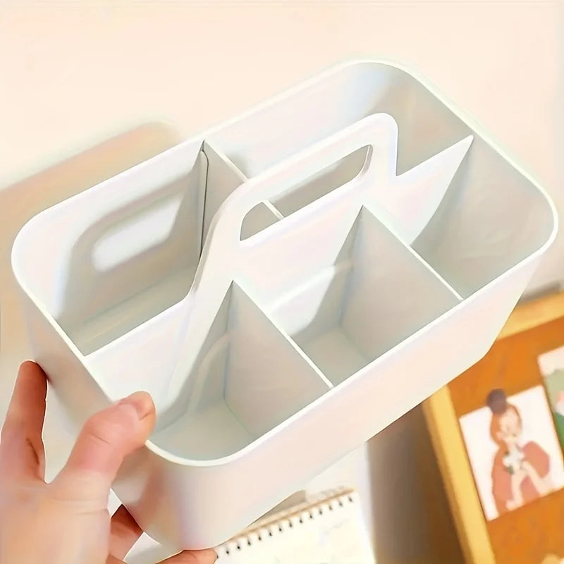 Multi-Functional Office Supplies Storage Box - Desk Organizer with Multiple Compartments for Markers, and Small Stationery Items