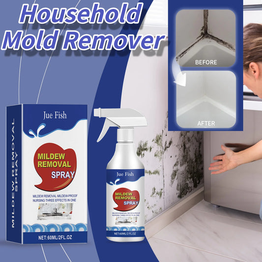 Household Mold Remover Room Kitchen Living Room Mold Remover Odor Remover Refrigerator Seal Aromatic Mold Remover Cleaner 60ml