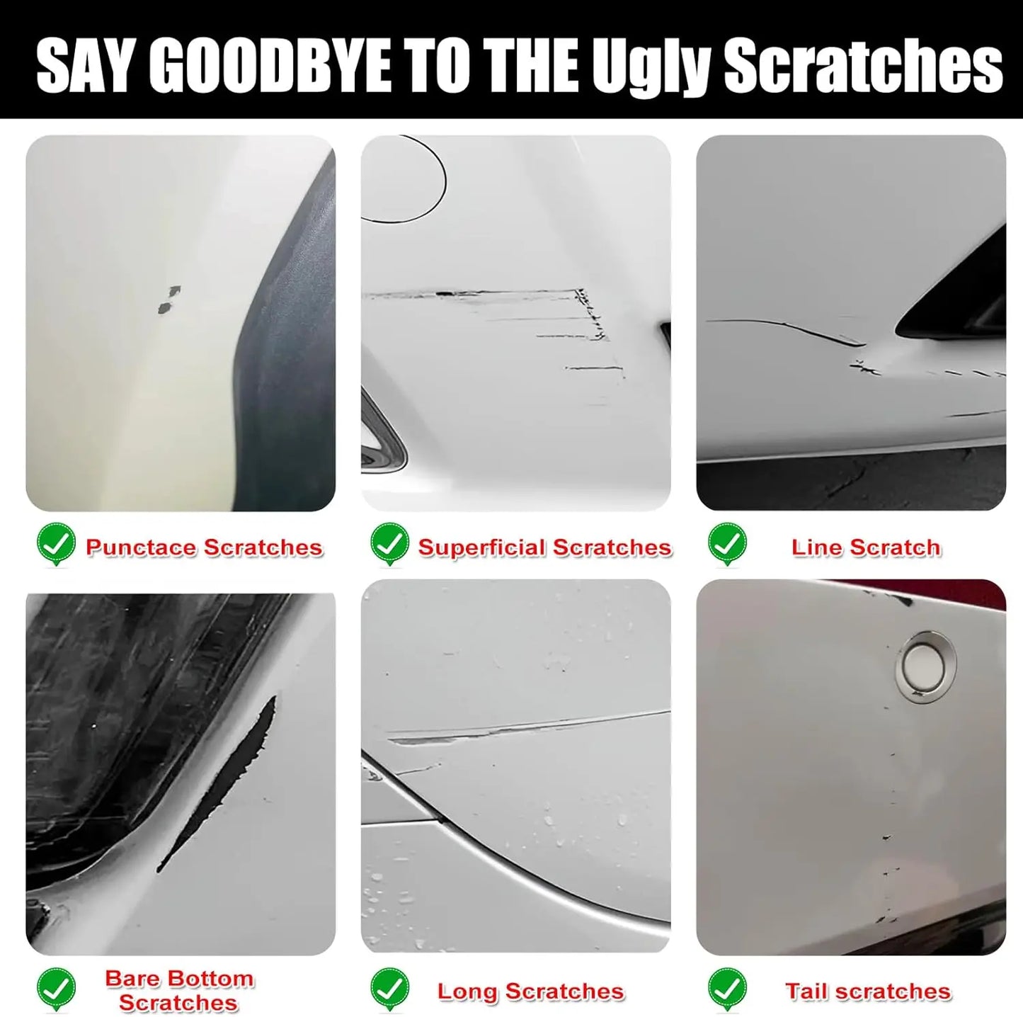 Car Touch Up Paint(Jet Black(668)) for BMW, Car Paint Scratch Repair Kit, Quick & Easy Solution to Repair, 2 in 1 Scratch Remove