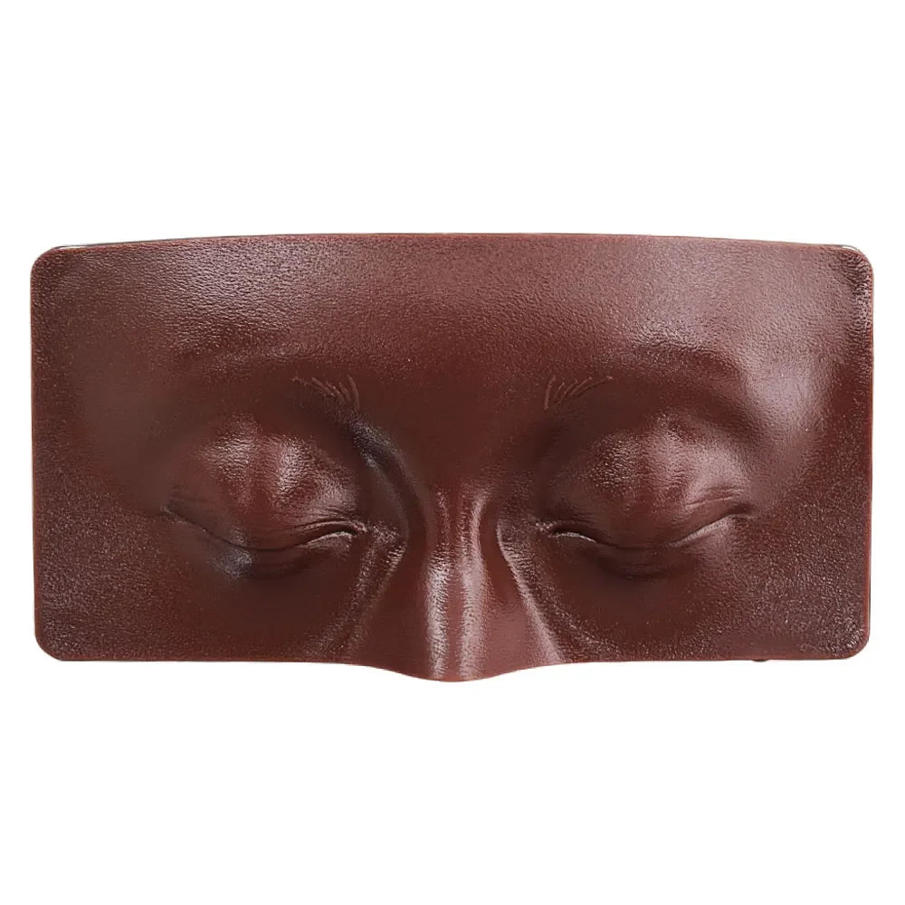 1PC Professional Eyebrow Tattoo Practice Board Soft Silicone Facial Makeup Eye Training Pad Reusable False Skin Mat
