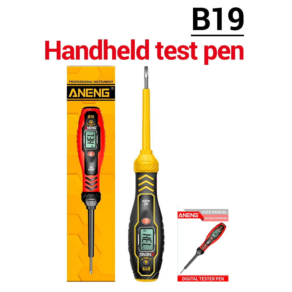 ANENG B19 Tester Pen 30-1000V Voltage Detector Meter Voltmeter Buzzer Alarm Non-Contact Test Diagnostic Breakpoint Finder Tools