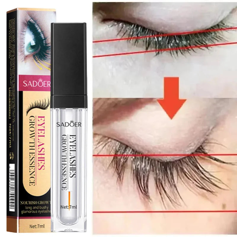 Fast Eyelash Growth Serum 7 Days Lashes Eyebrow Enhancer Product Longer Fuller Thicker Extension Treatment Lash Lift Care Makeup