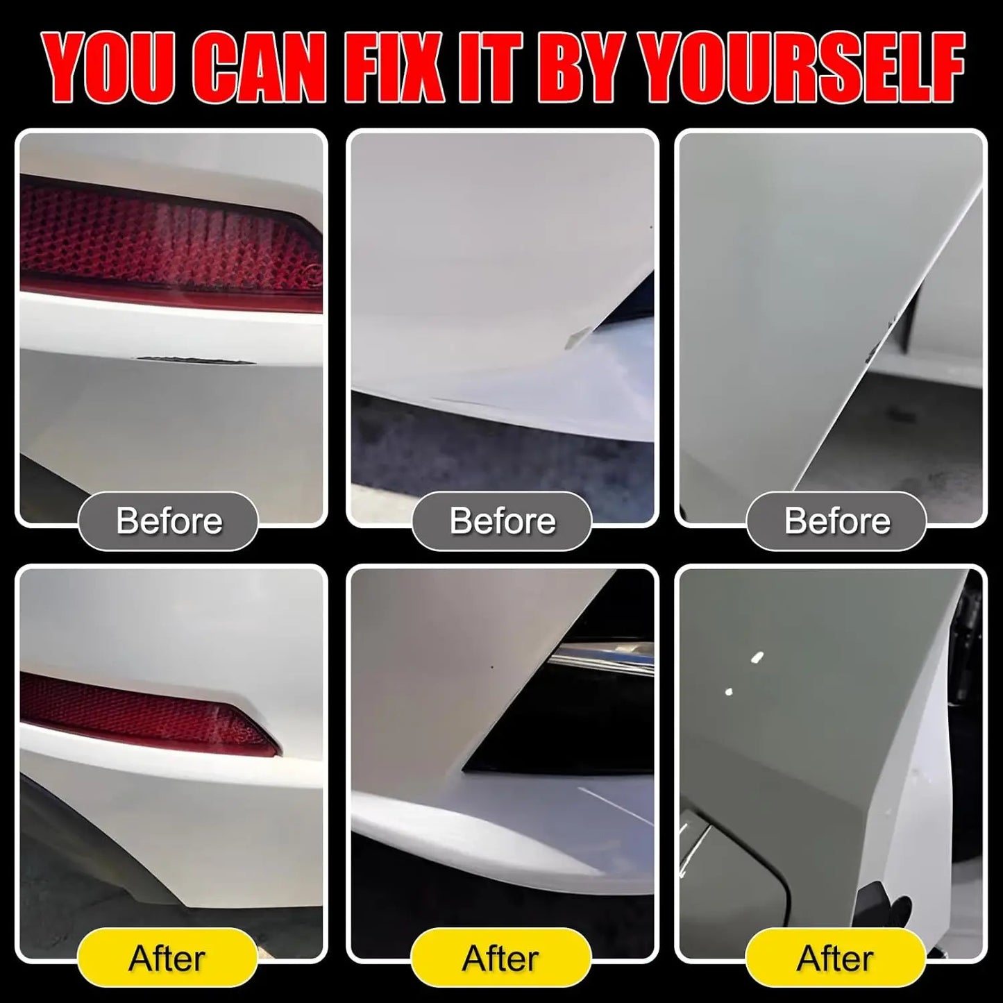 Car Touch Up Paint(Jet Black(668)) for BMW, Car Paint Scratch Repair Kit, Quick & Easy Solution to Repair, 2 in 1 Scratch Remove