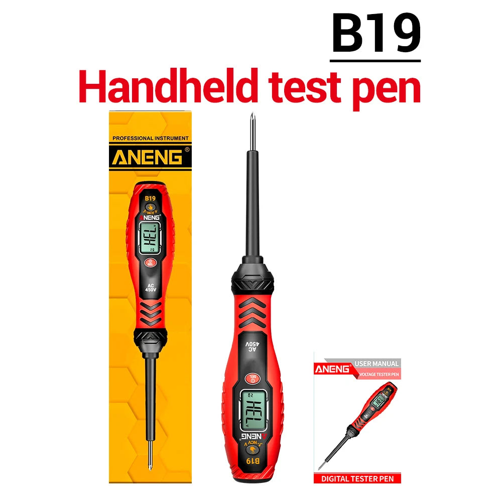 ANENG B19 Tester Pen 30-1000V Voltage Detector Meter Voltmeter Buzzer Alarm Non-Contact Test Diagnostic Breakpoint Finder Tools