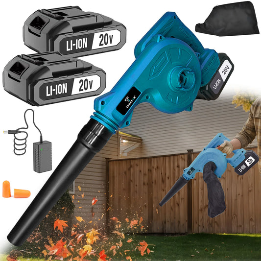 Brushless Electric Blade Blower Handheld Turbo Blower Multifunctional Blade and Snow Removal Tool with Battery