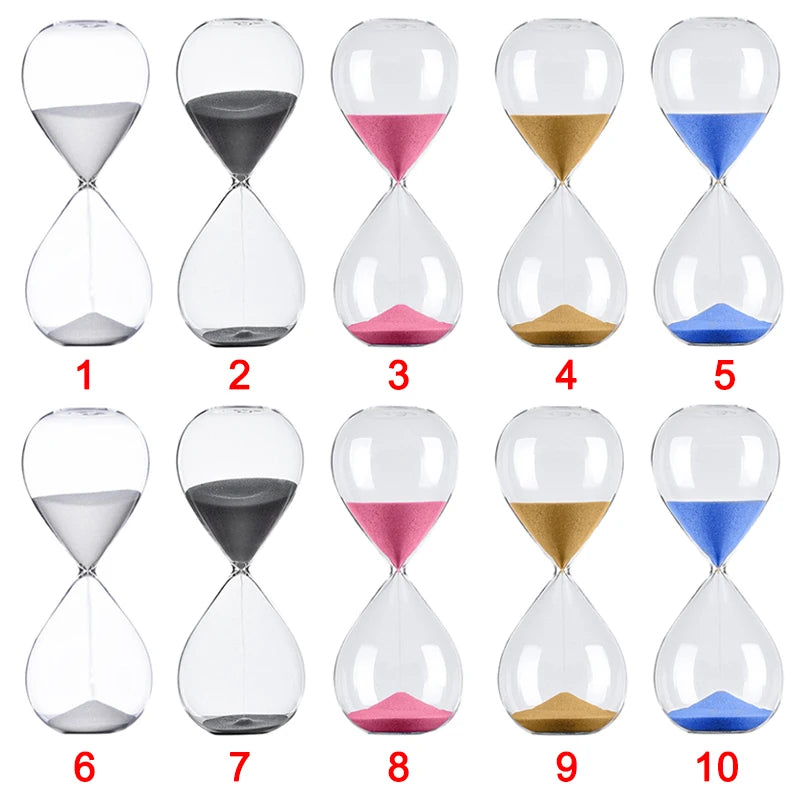 Hourglass Sand Timer Improve Productivity Achieve Goals Stay Focused Be More Efficient Time Management Tool 5/30 Minutes