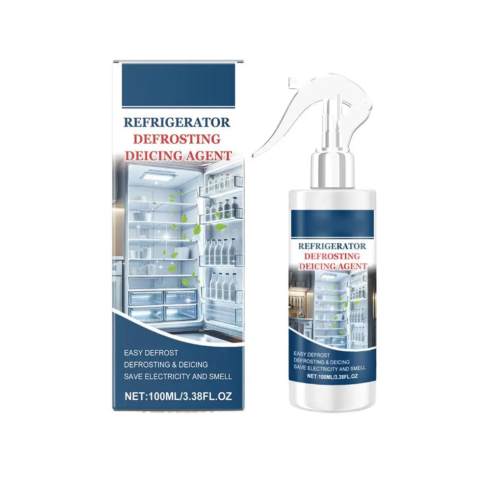 Refrigerator Deicer Ice Melting Spray Freezer Defrost Solution Anti Frost Formula Fast Acting Cleaner Home Appliance Care