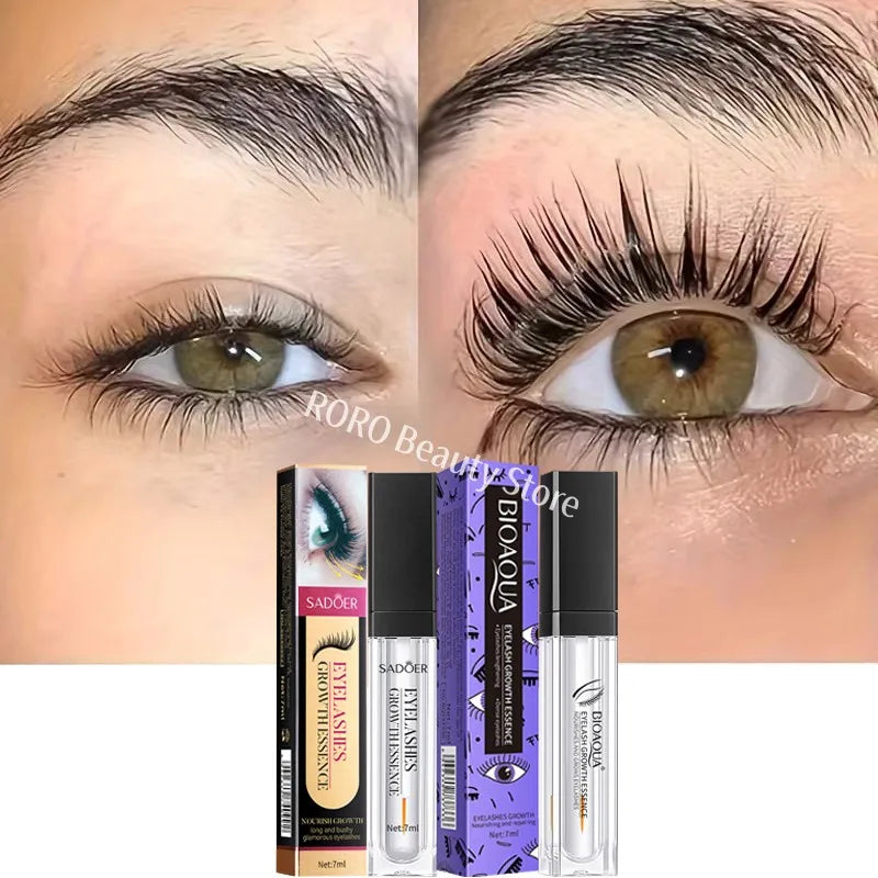 Fast Eyelash Growth Serum 7 Days Lashes Eyebrow Enhancer Product Longer Fuller Thicker Extension Treatment Lash Lift Care Makeup