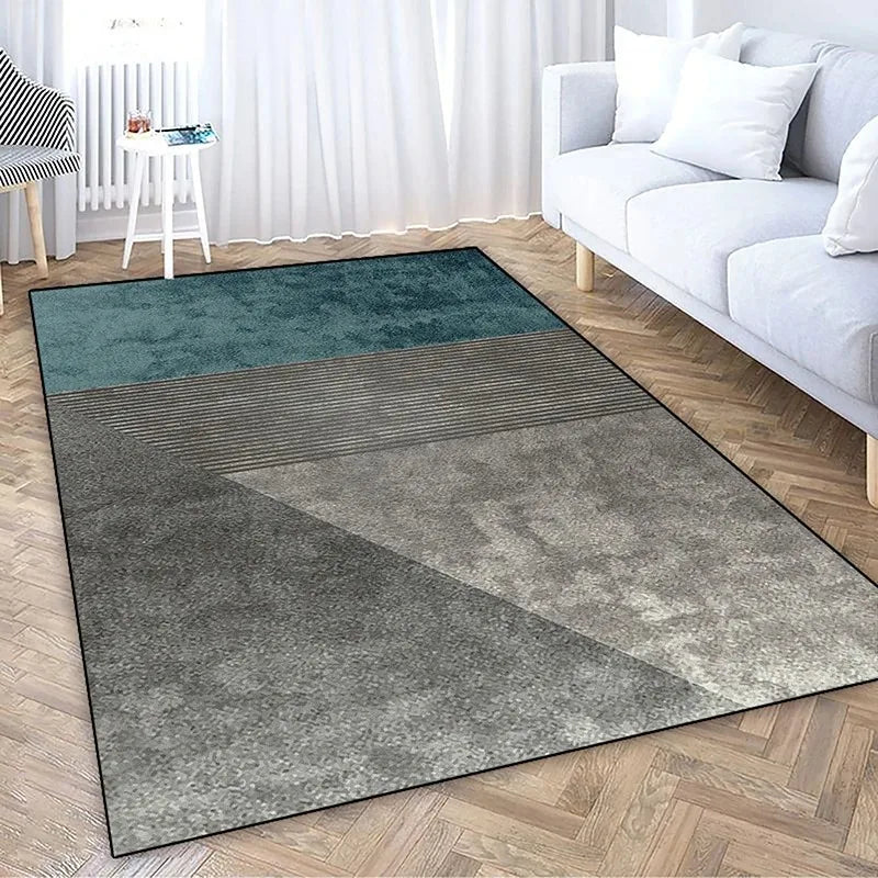 Nordic Luxury Living Room Carpet Minimalist and Atmospheric Style Living Room Bedroom Mat Area Rug Moderne Home Dekoration