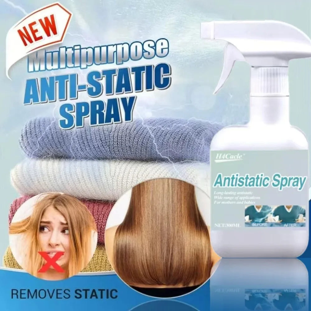 Antistatic Spray Household Clothing Down Jacket Comforter Remove Static Electricity Hair Spray Long-lasting Anti-static Spray