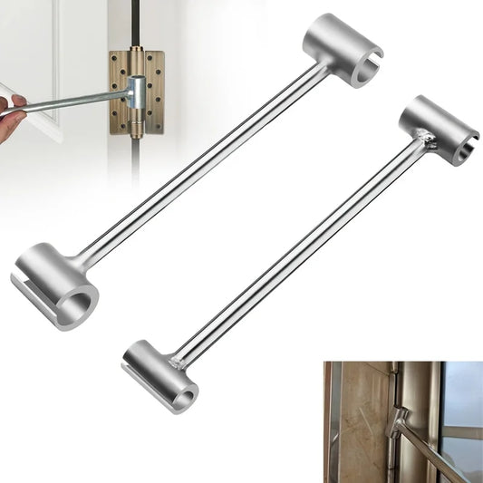 Door hinge adjustment tool,gap adjustment wrench,double headed door hinge maintenance tool,round bolt heavy-duty hinge tool