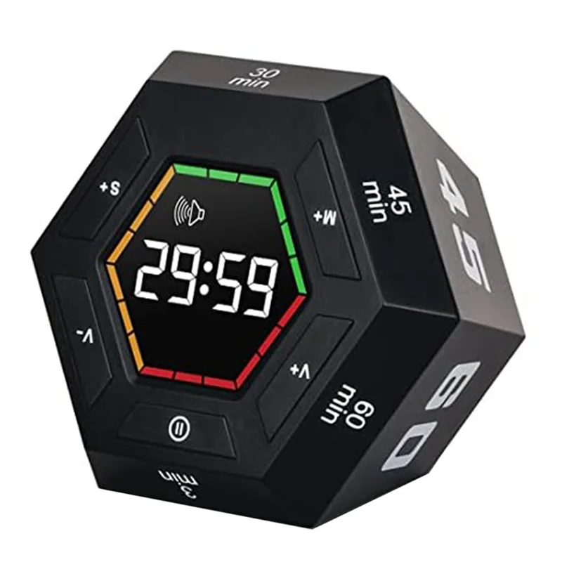 Sale Pomodoro Timer, Productivity Timer,3, 5, 15, 30, 45, 60 Minute Preset Smart Countdown Timer, Time Management Tool