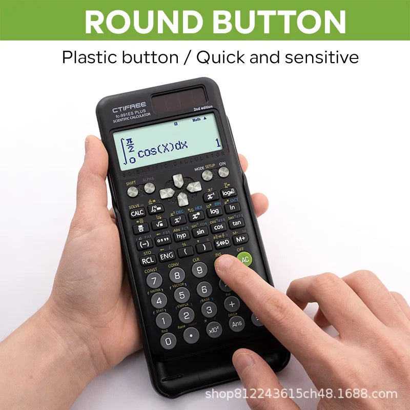 Fx991esplus2nd Function Scientific Calculator Matrix Complex Number Equation Solver Office Electronics Admin Financial Equipment
