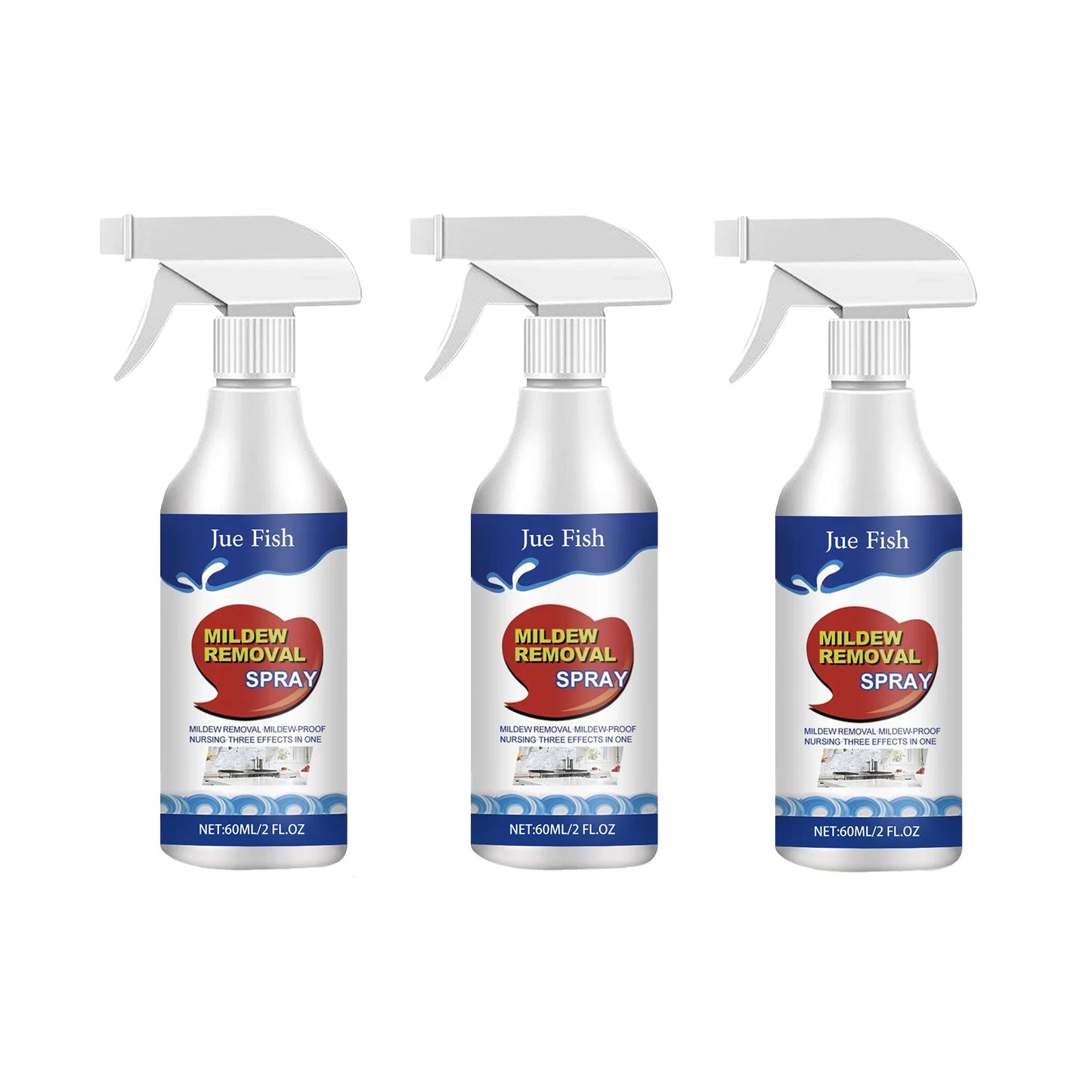 Household Mold Remover Room Kitchen Living Room Mold Remover Odor Remover Refrigerator Seal Aromatic Mold Remover Cleaner 60ml